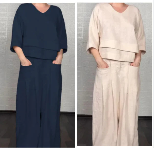 Noa | Completo Minimalista Ampio in Due Pezzi
