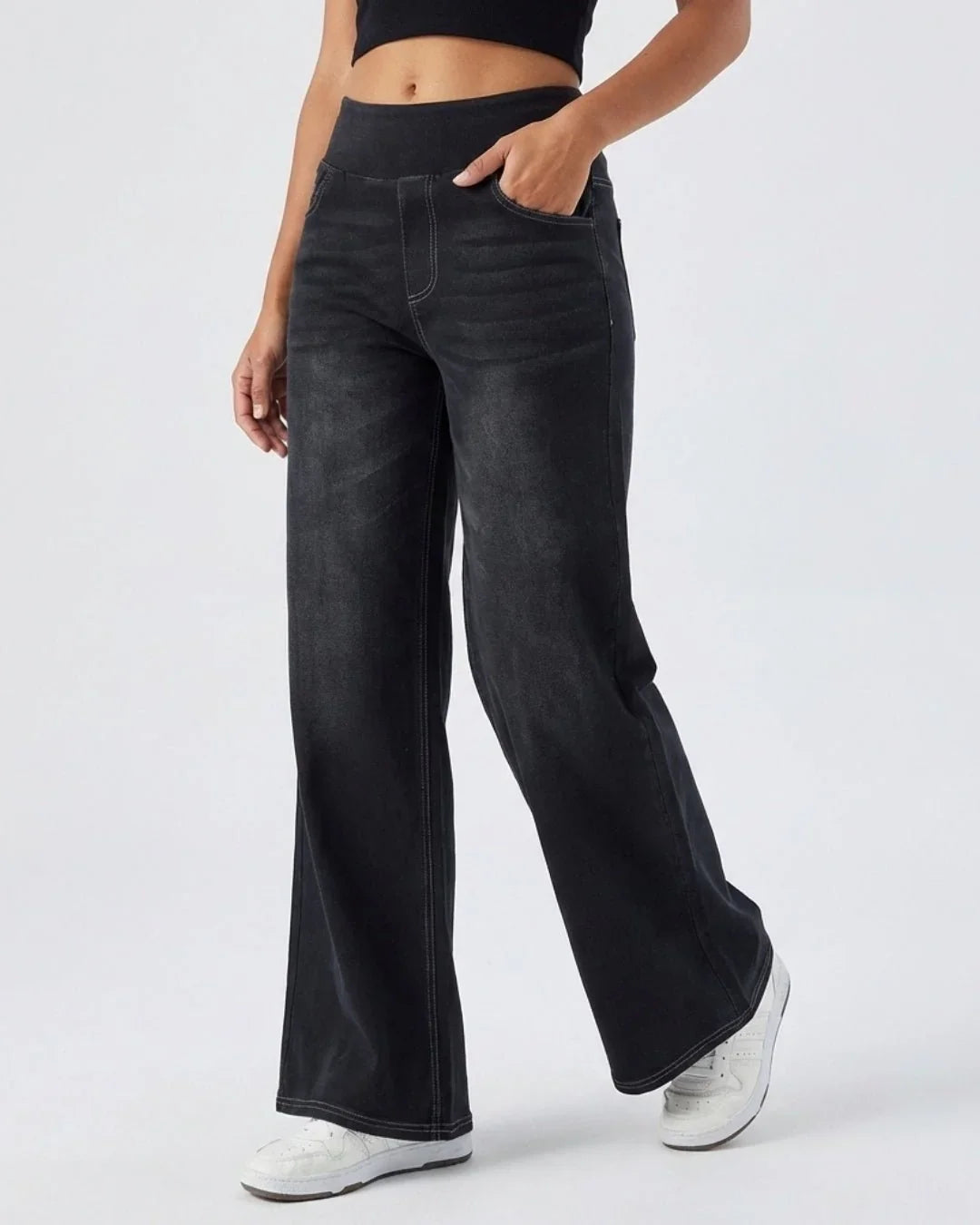Easy Fit Jeans Nero