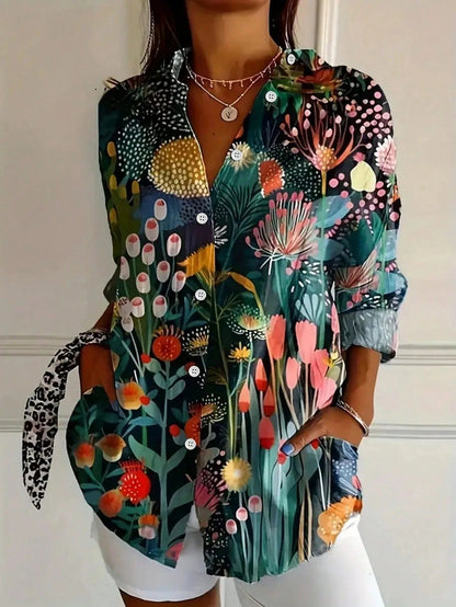 Astrid | Camicia a motivi colorati