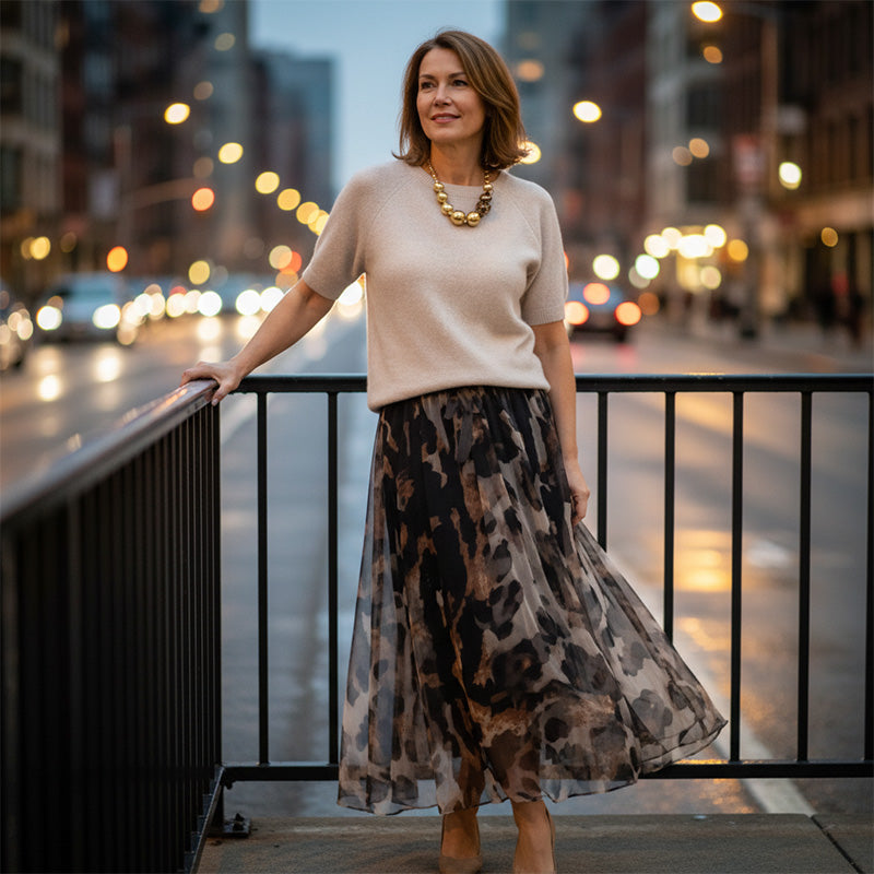 Alessia | Set Pull & Gonna Leopardata