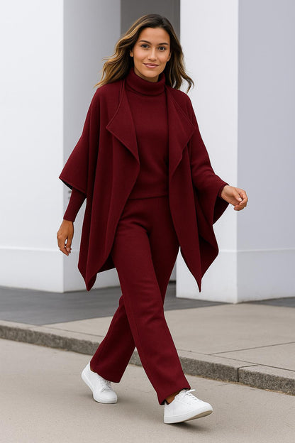 Elena – Completo Cardigan, Maglia & Pantalone