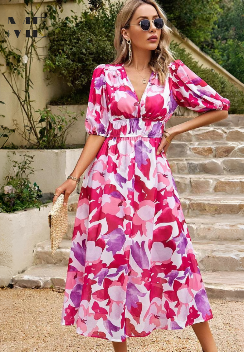 Elena – Abito Midi Modellante