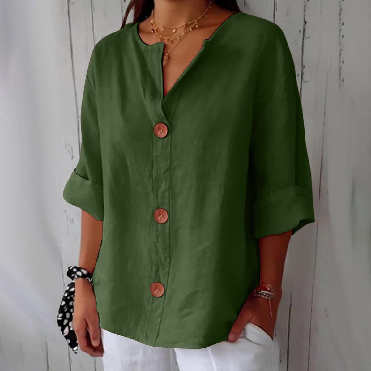 Emma™ | Blusa in Lino